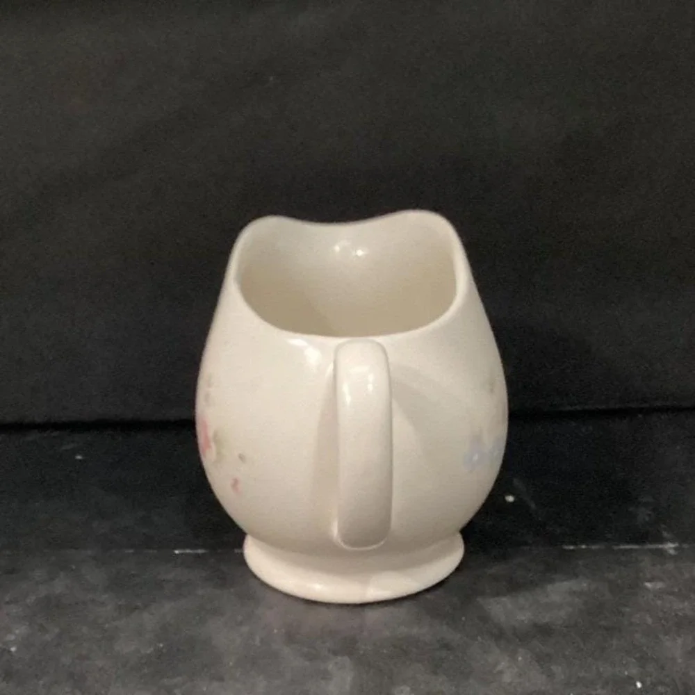 Pfaltzgraff Tea Rose‎ Creamer, Stoneware Floral Pitcher, Tableware, Cottagecore